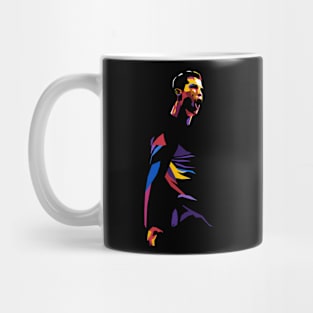 Football Player Pop Art Mug